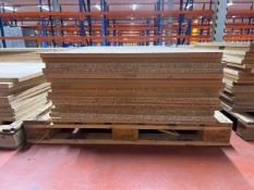 Pallet Of 15 Chipboards Shelves 119cm x 90cm- No Reserve