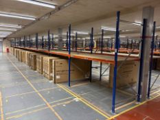 11 Bays Of Blue And Orange Boltless Racking - No Reserve