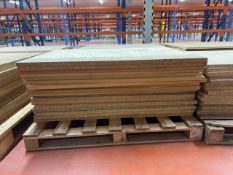 Pallet Of 18 Chipboards Shelves 119cm x 90cm- No Reserve