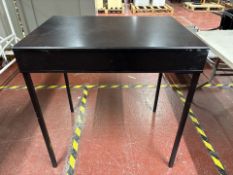 Black Steel Table - No Reserve