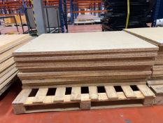 Pallet Of 15 Chipboards Shelves 119cm x 90cm- No Reserve
