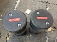 Pair Of 48Kg Dumbbells