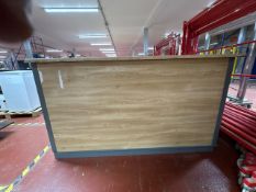 Wooden Reception Desk - No Reserve