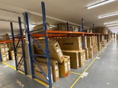 6 Bays Of Blue And Orange Boltless Racking- No Reserve