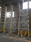 No Reserve-Free Standing Cantilever Racking Set, 6100mm In Height, 6100m Wide