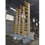 No Reserve- Free Standing Cantilever Racking Set, 6m In Height, 3.9m Wide