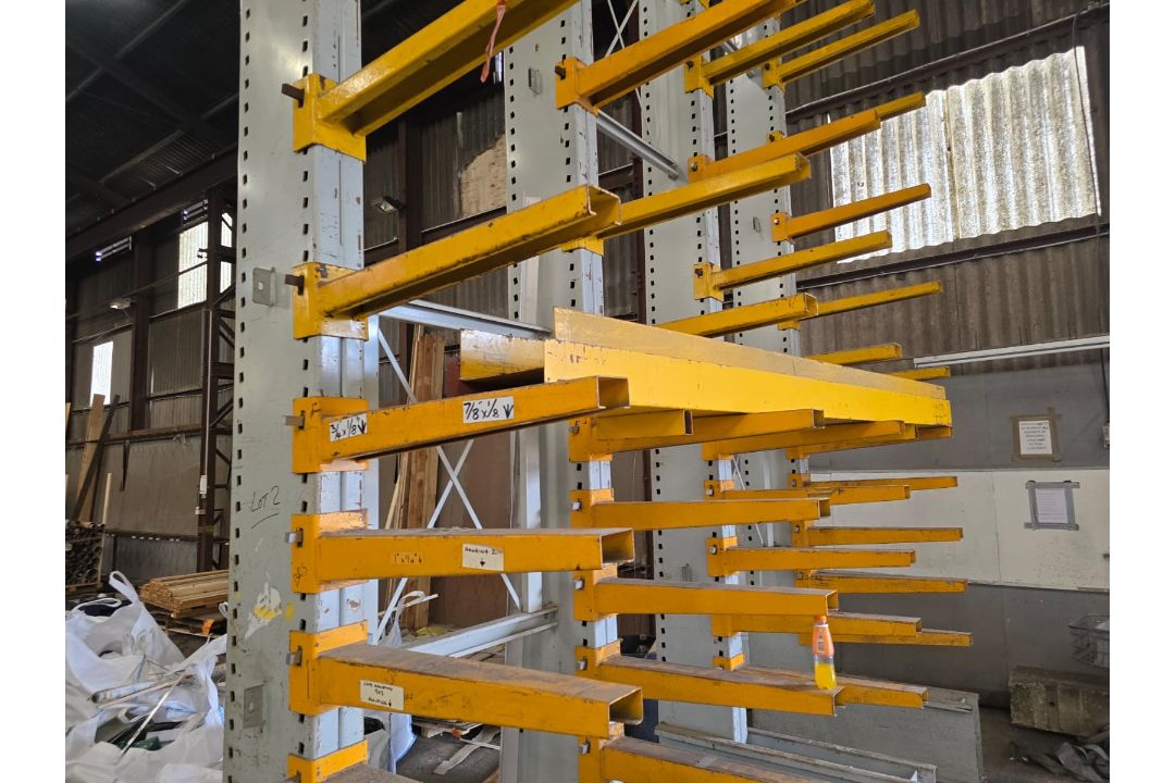No Reserve- Free Standing Cantilever Racking Set, 6m In Height, 3.9m Wide - Image 6 of 6