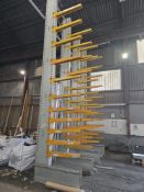 No Reserve-Free Standing Cantilever Racking Set, 6m In Height, 3.9m Wide