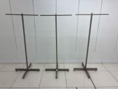 3 Adjustable Stainless Steel T Rails - No Reserve