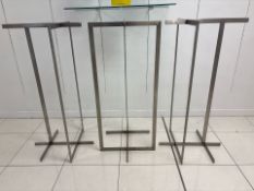 3 x Stainless Steel Display Rails - No Reserve