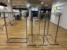 5 x Metal Clothes Rails - No Reserve