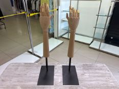 A Pair Of Display Hands - No Reserve