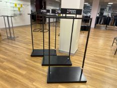 Trio Of Tommy Jeans Garment Stands - No Reserve