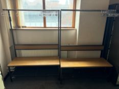 Pair Of Changing Room Benches - No Reserve