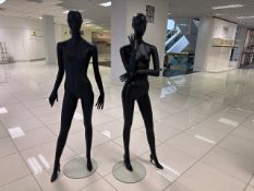 Pair Of Female Manaquins - No Reserve