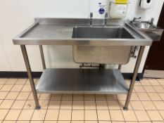 Single Stainless Steel Sink - No Reserve
