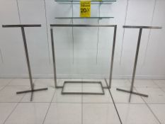 3 Stainless Steel Clothing Rails - No Reserve
