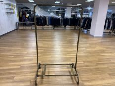 Brass Coloured Garment Rail - No Reserve