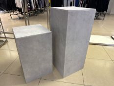 2 x Display Plinths - No Reserve