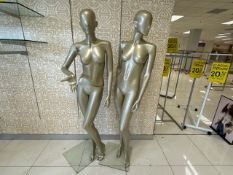 Pair Of Female Manaquins - No Reserve