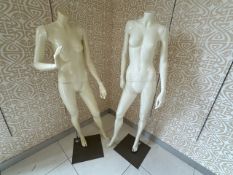 Pair Of Tommy Hilfiger Female Manequins - No Reserve