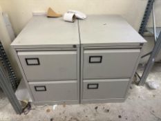 Pair Of Small Filing Cabinets