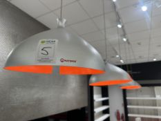 5 x Mathmos Designer Pendant Lights - No Reserve