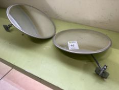 2 x Convex Security Mirrors - No Reserve