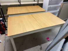 Oak Top Wooden Extendable Table
