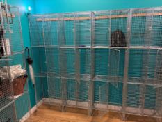 Pair Of Wire Lockers With 6 Slots