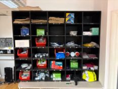 Black Wooden Pigeon Holes