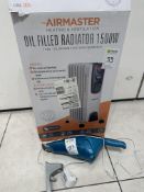 New Boxed Oil Filled Radiator & Black & Decker Hand Held Vacuum - No Reserve