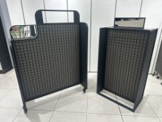 Pair Of Mesh Hook Type Display Unit - No Reserve