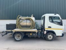 2021 Mitsubishi Canter Fuso 3C13, 62895 Miles, With Rapide Tanker, Battoni 2000 Pump & Honda Engine
