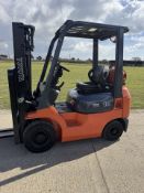 2006 Toyota 1.8 Tonne Gas Forklift, 10284 Hours, 3.7m Mast With Side Shift