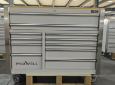 Phixwell 2025 New, Unused Stainless Steel 4.5ft Workbench With Wooden Top