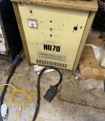 1999 Komatsu Stacker Forklift Truck, Electric, Charger Included, 6560 Hours