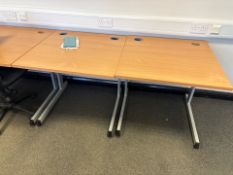 11 Square Wood Top Tables - No Reserve