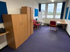 Bisley Nest Of 6 Lockers With Mechanical Lock