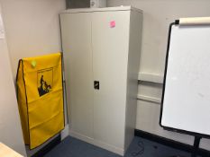 Pair Of Grey Metal Cabinets- No Reserve