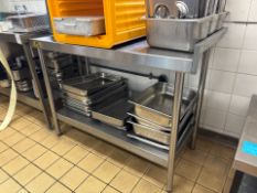 Stainless Steel Table- No Reserve