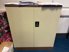 Small Metal Brown Cabinet- No Reserve