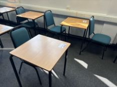 8 Felt Chairs - No Reserve