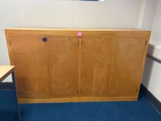 Wooden Cabinet- No Reserve