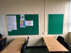 Felt Notice Boards x4- No Reserve