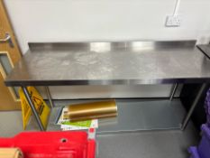 Vogue Stainless Steel Prep Table- No Reserve