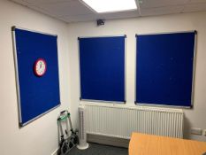 8 Blue Felt Boards - No Reserve