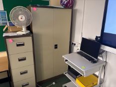 Brown Metal Cabinet- No Reserve