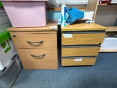 Wooden 3 Drawer Pedestal Unit- No Reserve