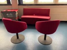 2x Seat Sofa & 2x Chairs - No Reserve